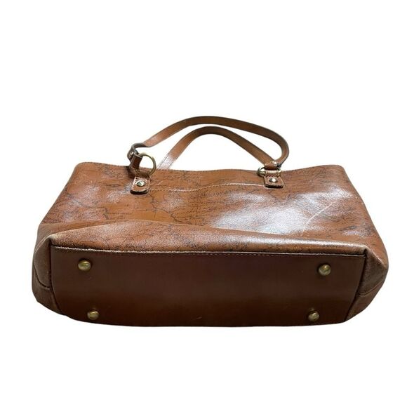 PATRICIA NASH Signature Map Large Tote Bag Brown - Picture 3 of 10